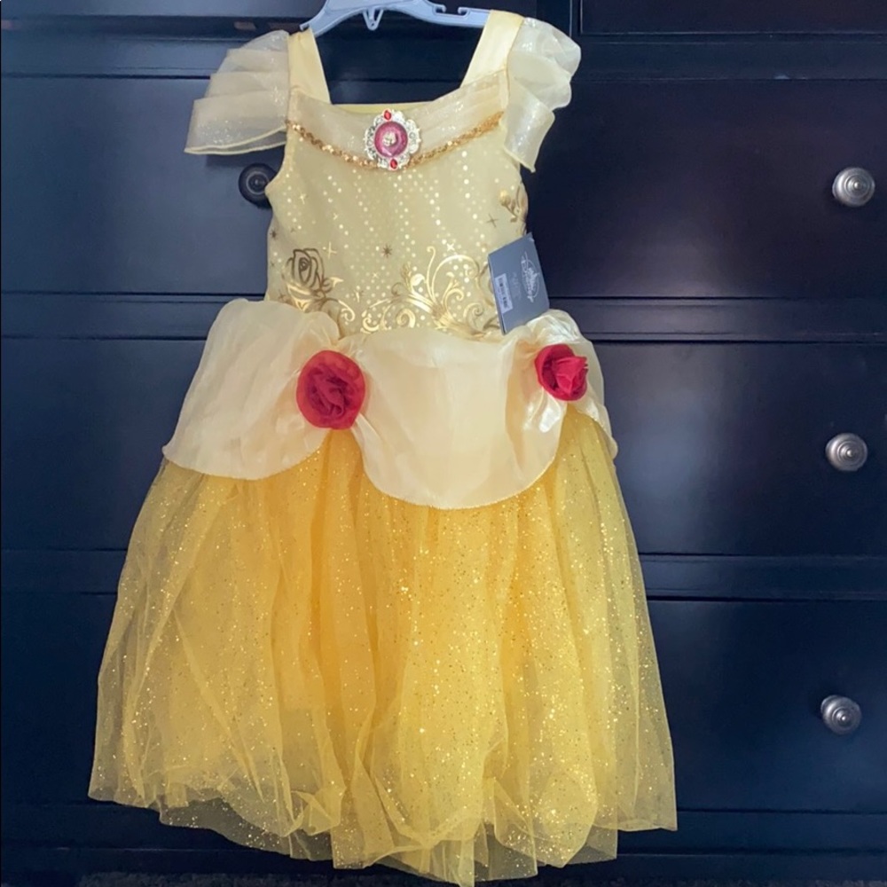 Disney Store Belle Costume Sz 4 NWT